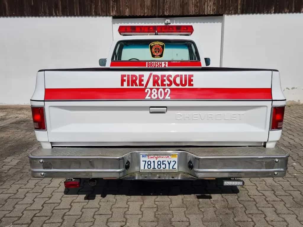 Chevrolet Silverado c20 Pick Up Fire Department 03/1984-photo-10