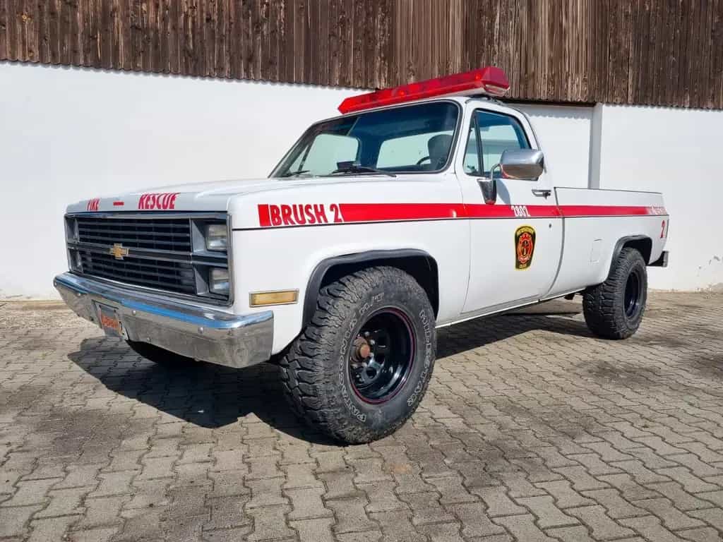 Chevrolet Silverado c20 Pick Up Fire Department 03/1984-photo-6