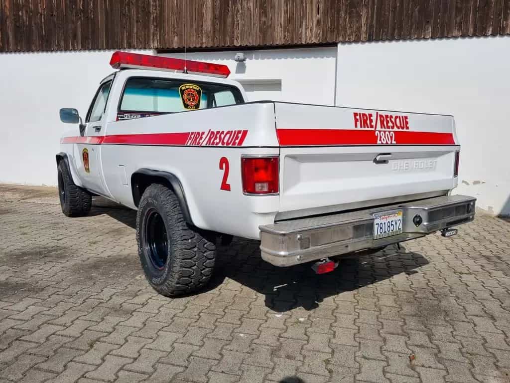 Chevrolet Silverado c20 Pick Up Fire Department 03/1984-photo-8