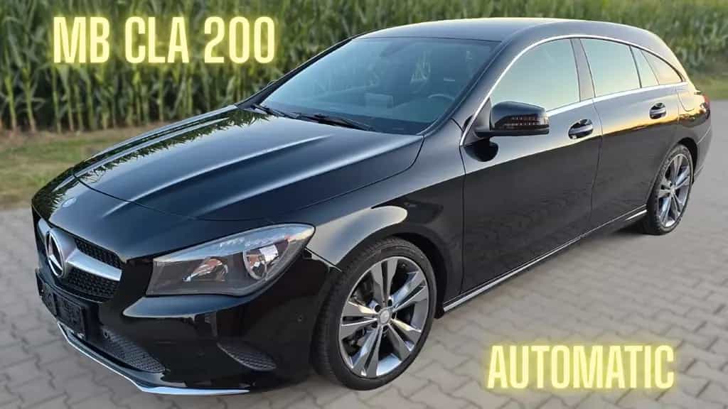 Mercedes-Benz CLA 200 Shooting Brake AT Teil Leder Navi Alu 10/2016-photo-0
