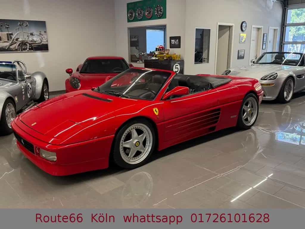 Ferrari 348 Spider Großer Service Neu,H-Zul. Top,Speedl 05/1994-photo-10