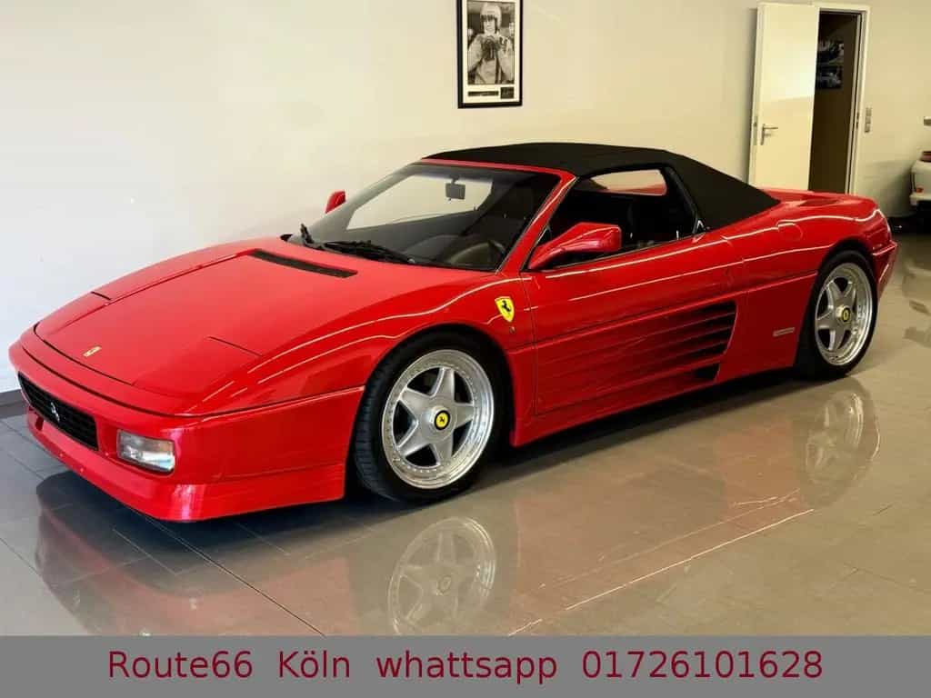 Ferrari 348 Spider Großer Service Neu,H-Zul. Top,Speedl 05/1994-photo-5