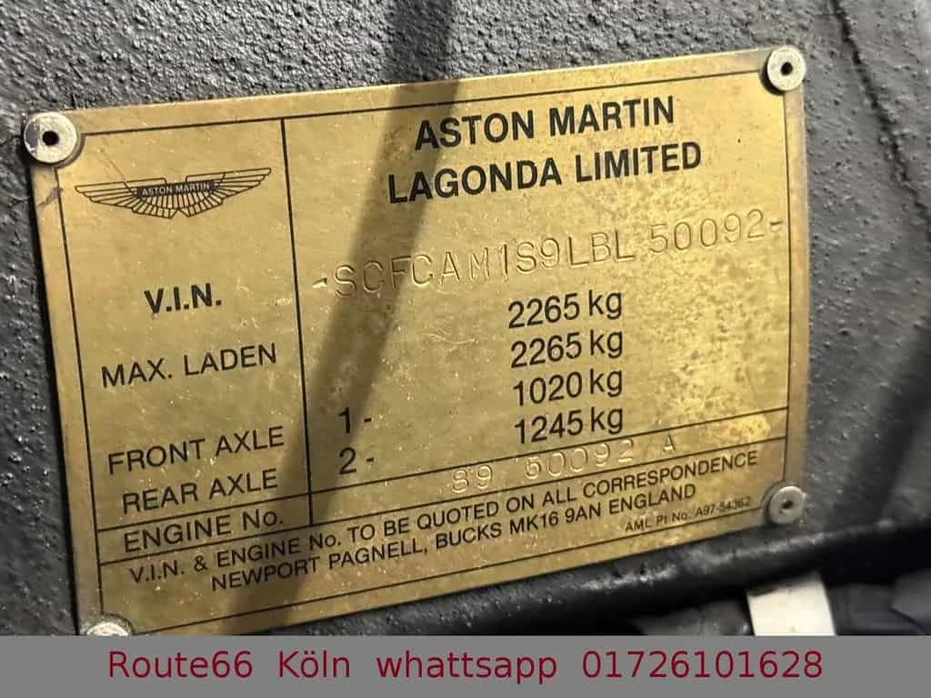 Aston Martin Virage Coupe V8 Aut. 25000km. 1 of 365 TOP 12/1990-photo-27