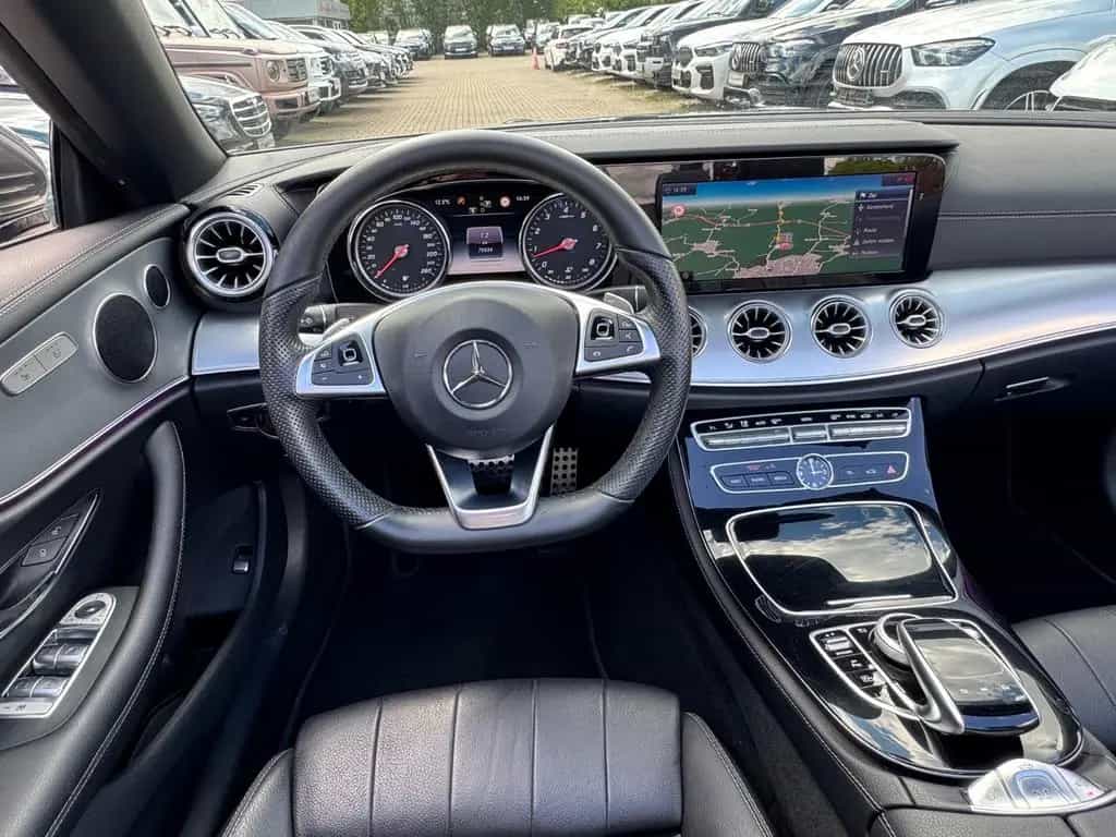 Mercedes-Benz E 200 Cabrio+AMG Line+Airscarf+R Kam+Leder 05/2018-photo-14