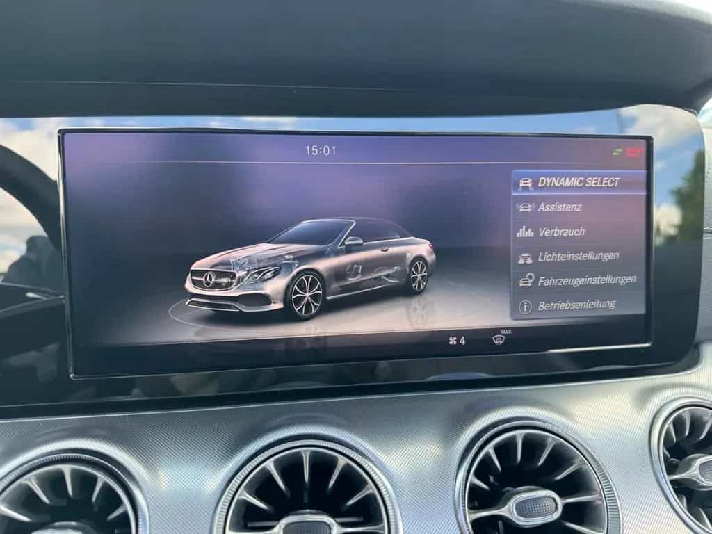 Mercedes-Benz E 200 Cabrio+AMG Line+Airscarf+R Kam+Leder 05/2018-photo-25