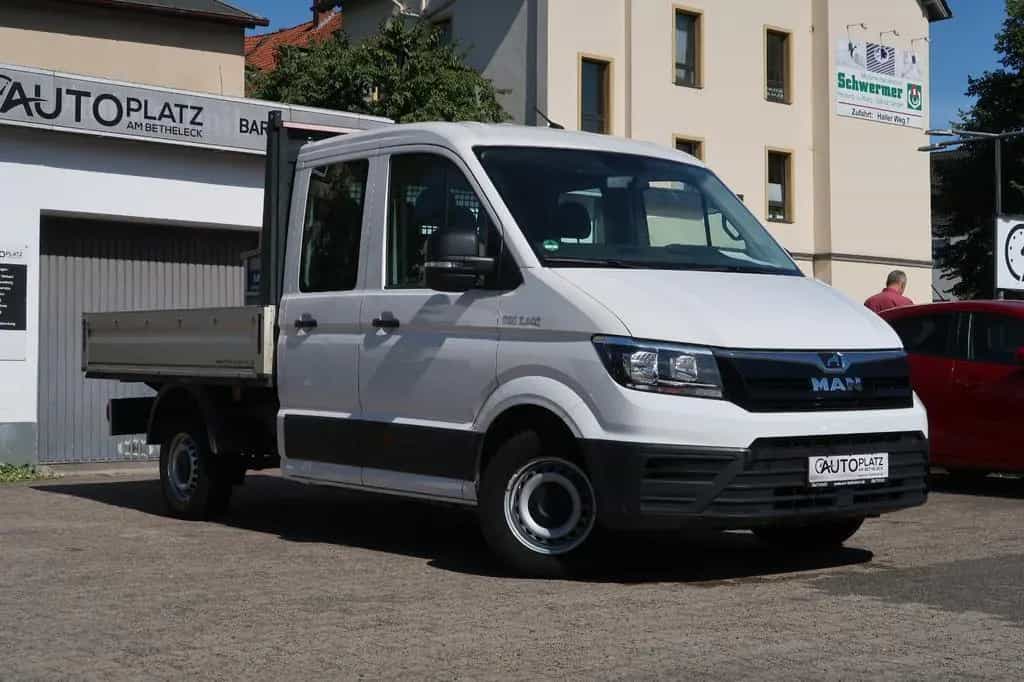 MAN TGE 3.140 Pritsche *7-SITZER *KLIMA *AHK 04/2021-photo-0
