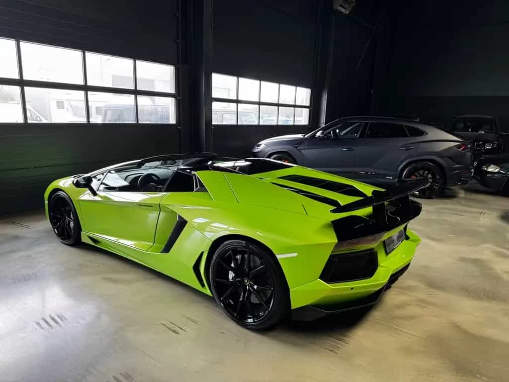 Lamborghini Aventador LP 700-4 Roadster VERDE ITHACA GRÜN 07/2015-photo-12