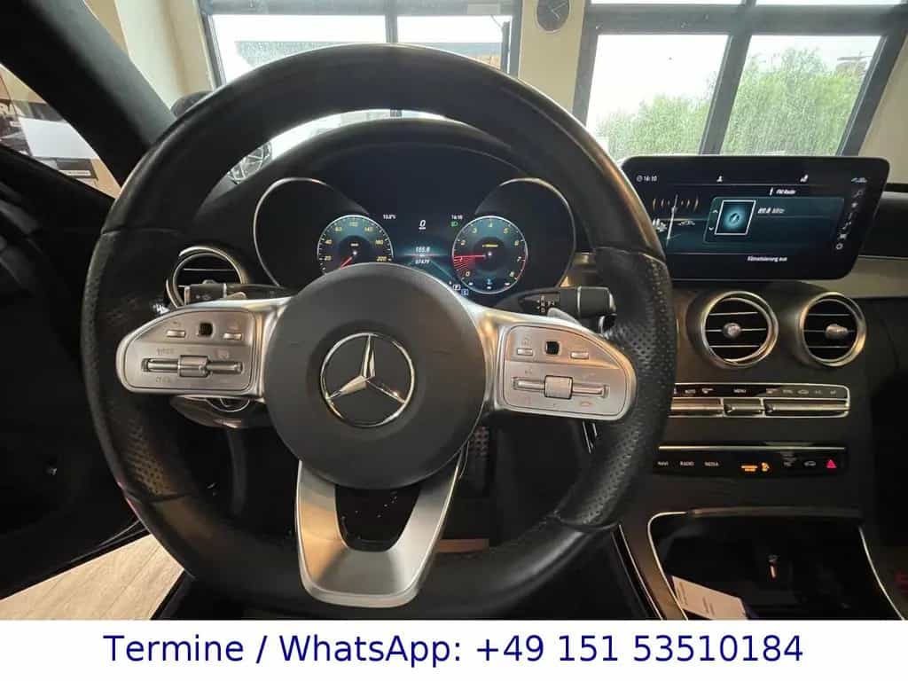 Mercedes-Benz C-Class -Klasse 180 AMG-LINE/PANO/KAMERA/ELKT.HECK 12/2018-photo-13