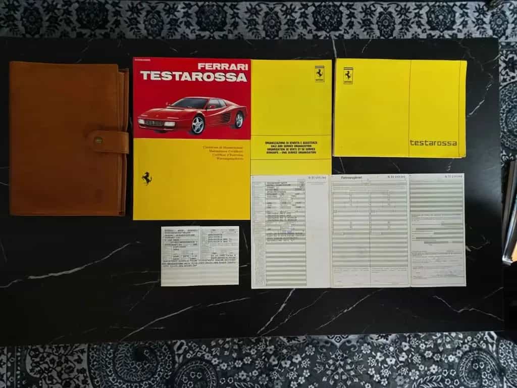 Ferrari Testarossa deutsches Fhrzg. / Zahnriemen NEU 10/1990-photo-28