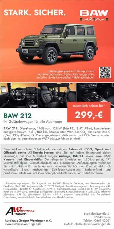 BAW 212 Seilwinde/Suchscheinwerfer/360°/4x4 null-photo-24