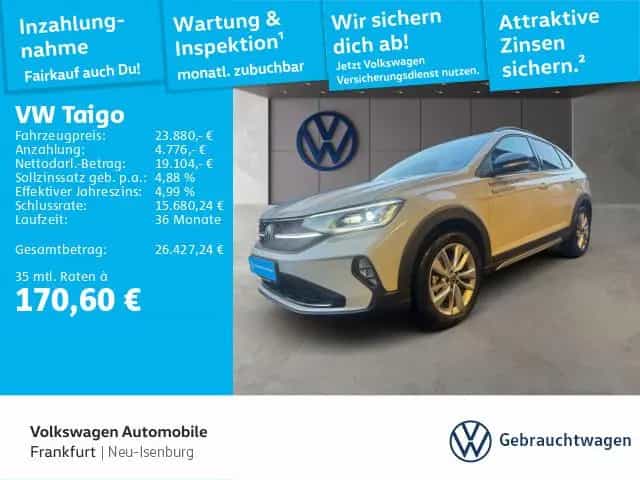 Volkswagen Taigo Life 1,0 l TSI OPF DSG Navi IQ.Light PDC L 07/2024-photo-0