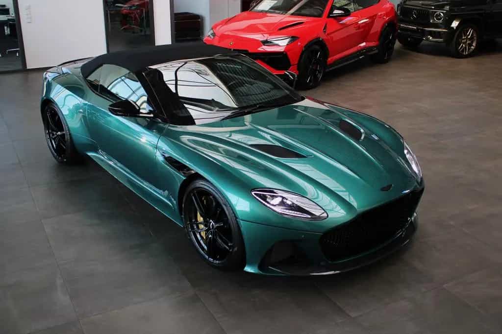 Aston Martin DBS 5.2 V12 VOLANTE RACING GREEN! 03/2024-photo-13