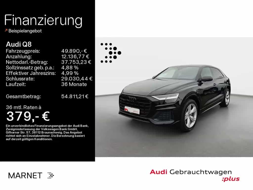 Audi Q8 SUV 50 TDI quattro*S line*Optikpaket*virtual 09/2022-photo-0