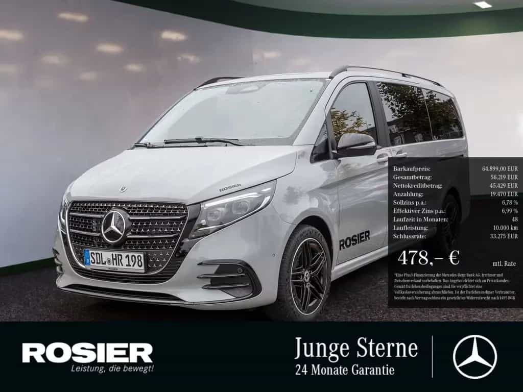 Mercedes-Benz V 300 STYLE Lang Distr. Navi Kamera Spurh.-Ass. 09/2025-photo-0