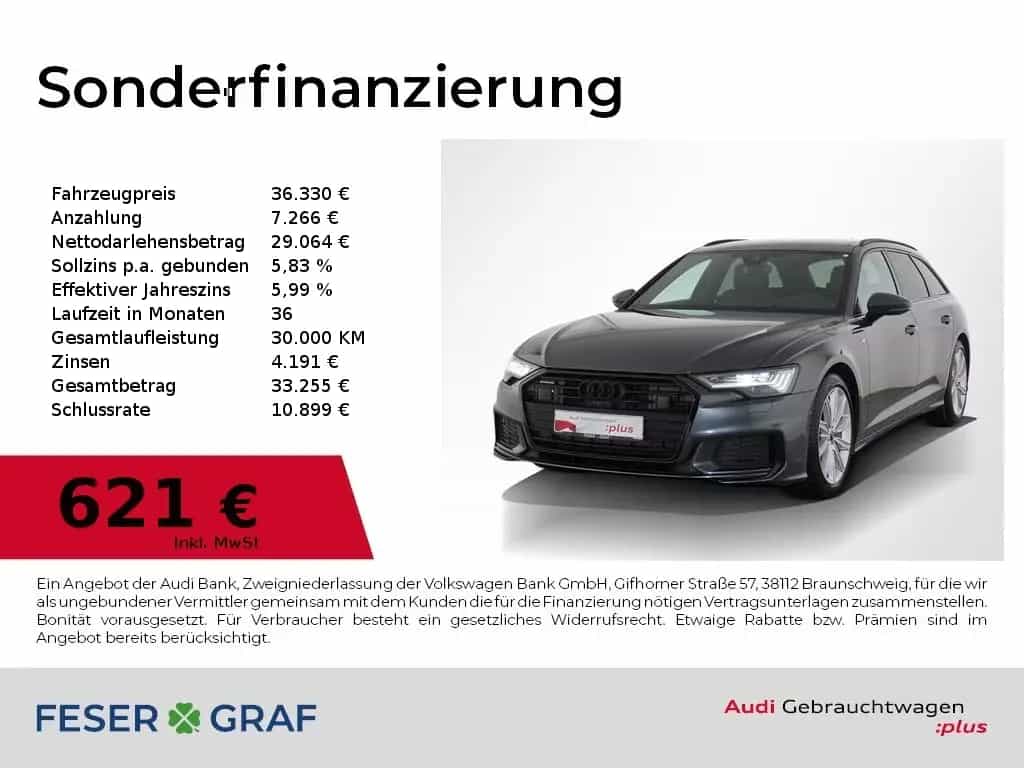 Audi A6 Avant 50 TDI S line quattro tiptr. Head up/St 07/2022-photo-0
