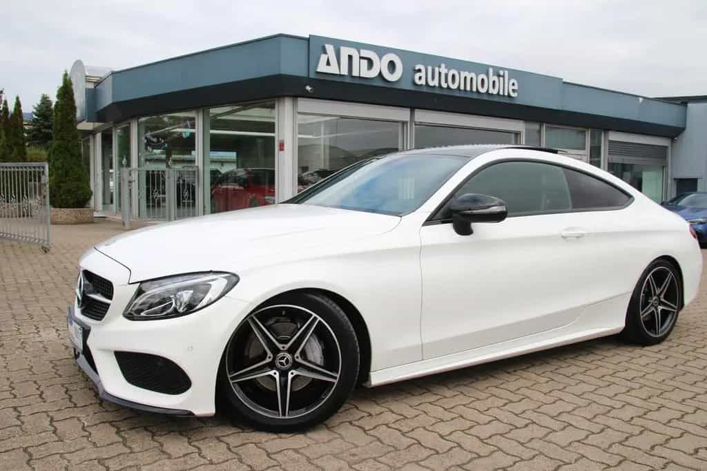 Mercedes-Benz C-Class 180 Coupe AMG-Line Night-Paket/LED/Leder/Pano 03/2018-photo-19