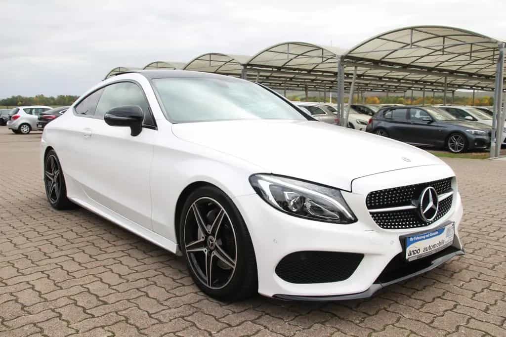 Mercedes-Benz C-Class 180 Coupe AMG-Line Night-Paket/LED/Leder/Pano 03/2018-photo-2