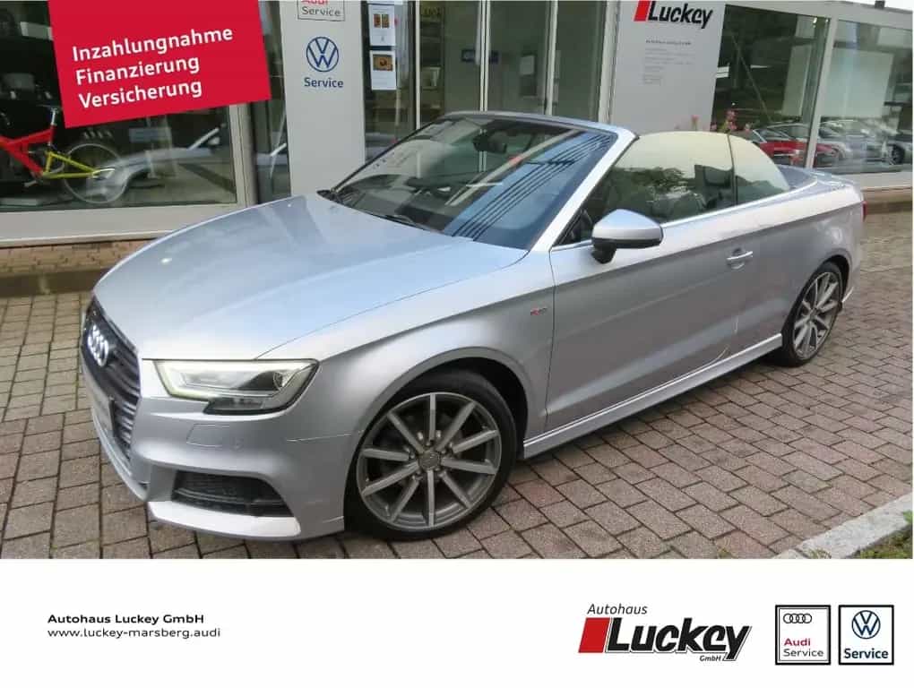 Audi A3 Cabriolet S-Tronic 1.4 TFSI S-LINE NAVI LED 10/2016-photo-0