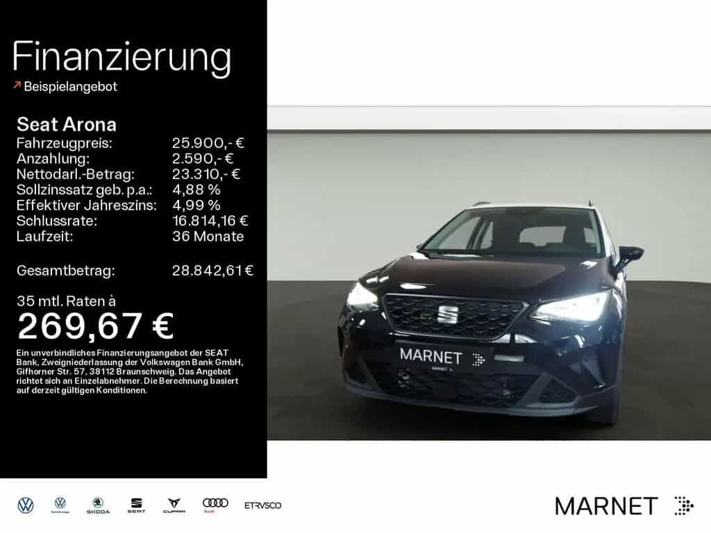 Seat Arona Style 1.0 TSI *Alu*DSG*LED*Winterpaket* 06/2025-photo-0