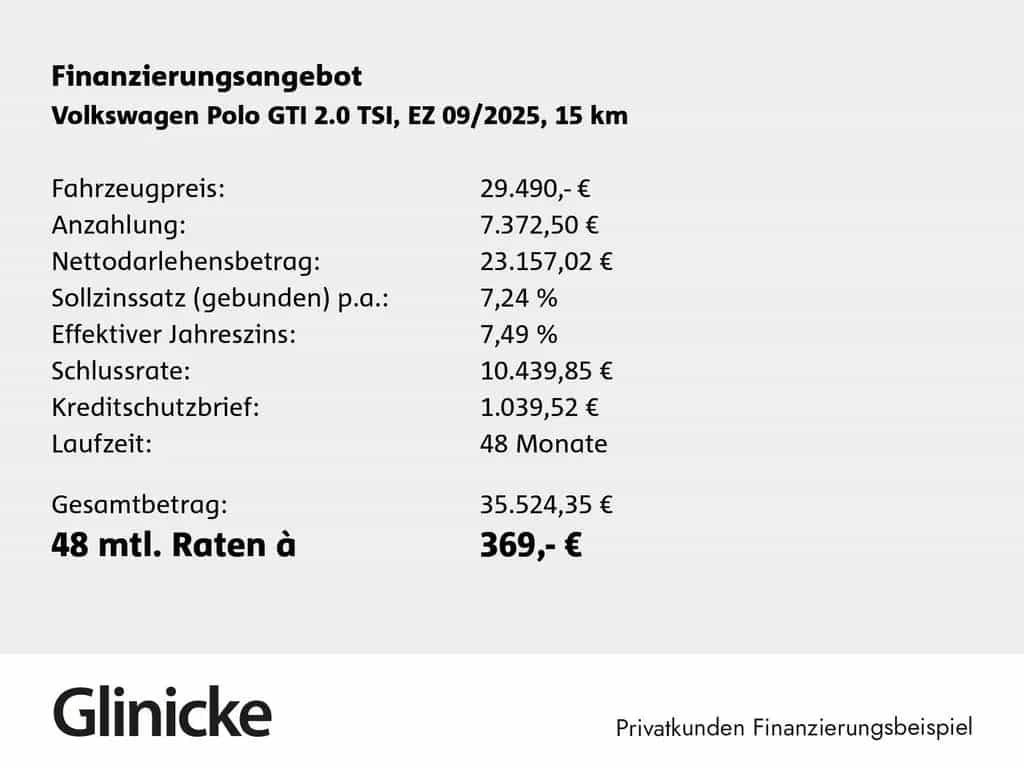 Volkswagen Polo 2.0 TSI GTI IQ Light,IQ Drive, ACC 09/2025-photo-1
