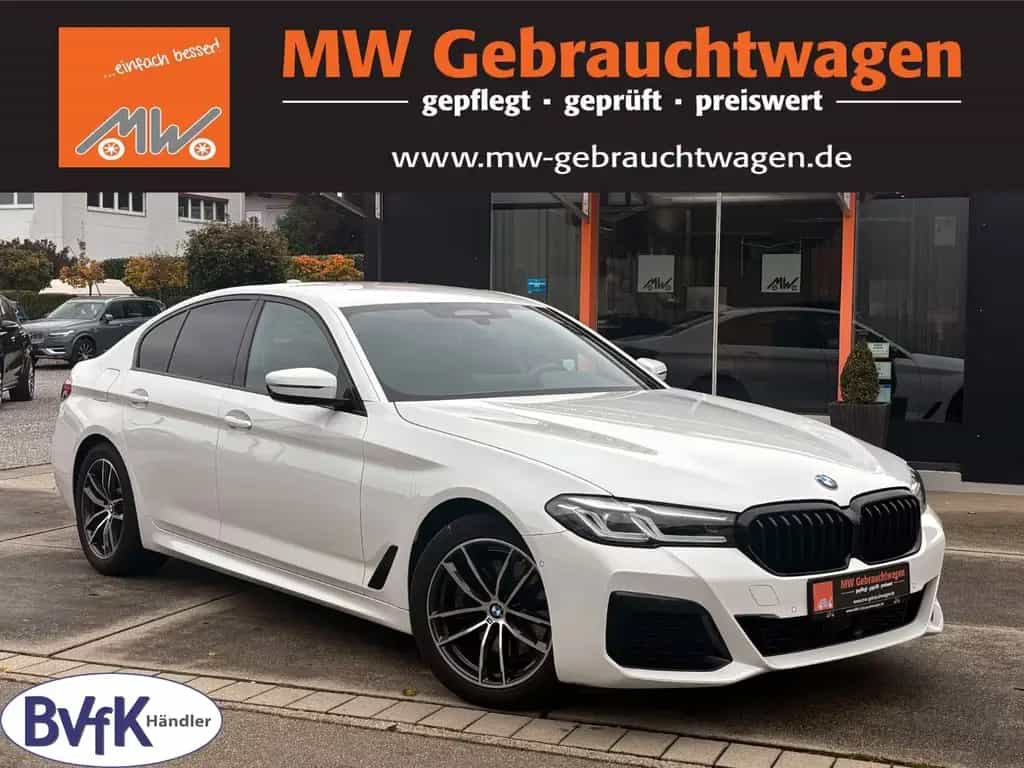 BMW 5 Series 520d Steptr. Limo M-Sport ACC KAM AHK LED SHZ 08/2022-photo-0