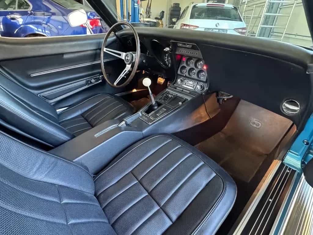 Corvette C3 Stingray Targa Leder Schwarz / Schalter 1968 08/1968-photo-9