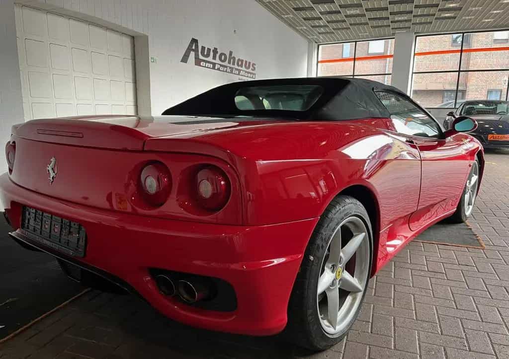 Ferrari 360 Spider F1, Deutsches KFZ,Inspekt. v. Ferrari 01/2002-photo-3