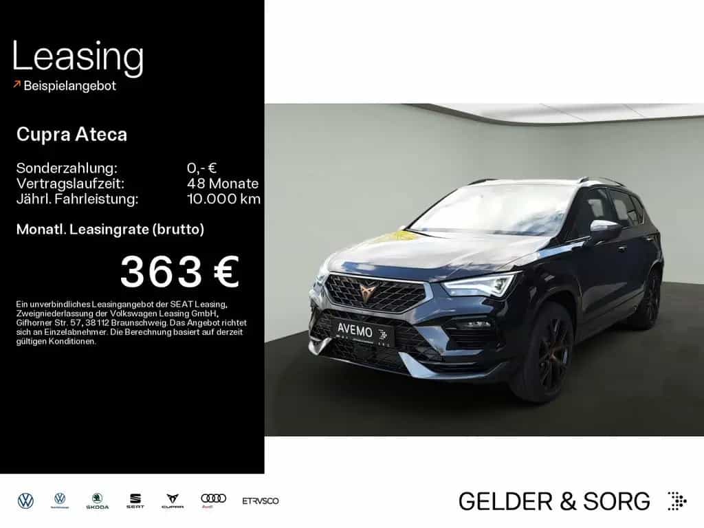 Cupra Ateca VZ 2.0 TSI Tribe Edition AHK*19Z*360°*4Dri 10/2025-photo-0