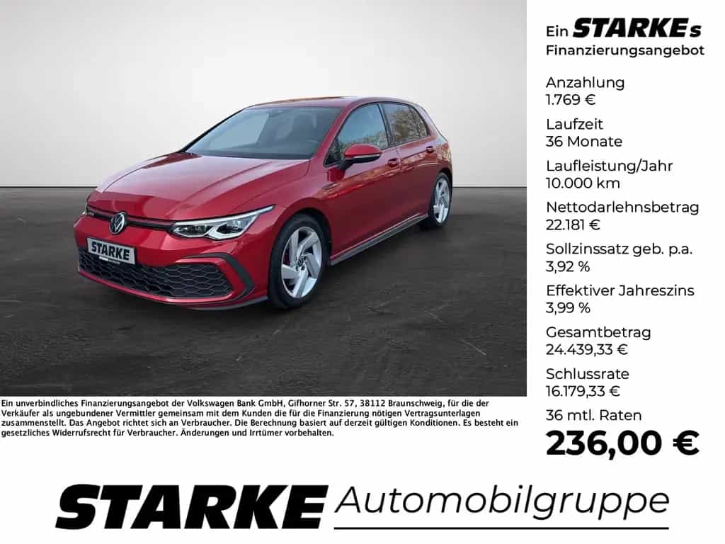 Volkswagen Golf GTI 2.0 TSI DSG  AHK Navi LED PDC LM Tempo 02/2021-photo-0