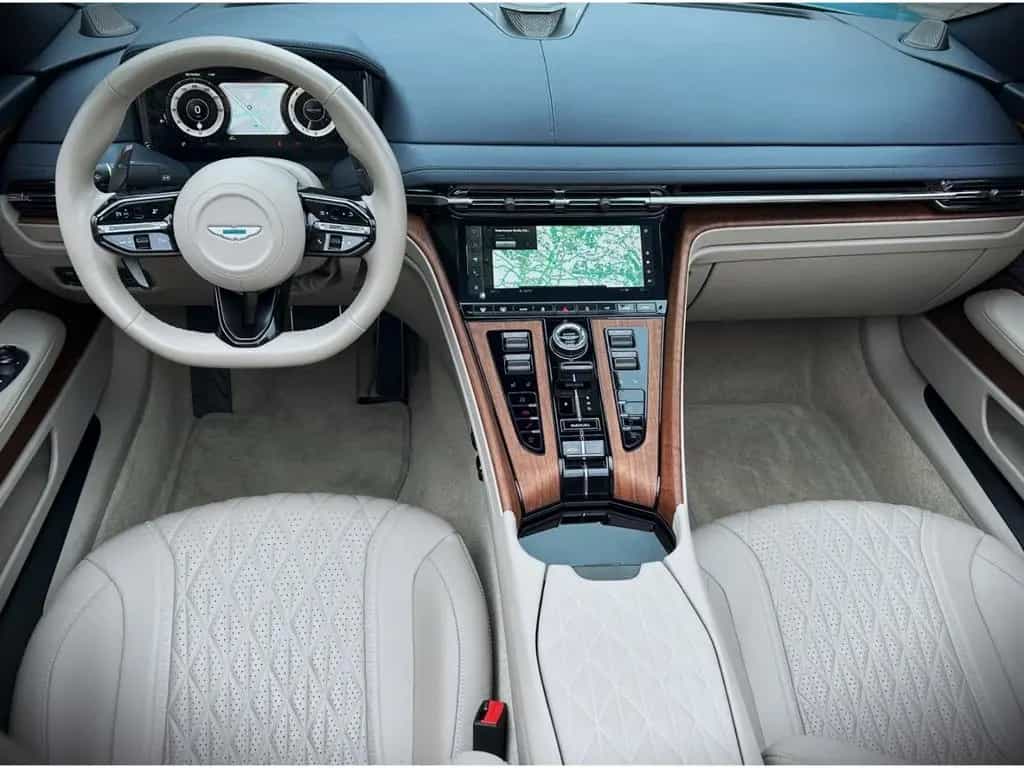 Aston Martin DB12 Volante Carribean Blue Pearl Carbonbremse 03/2024-photo-14