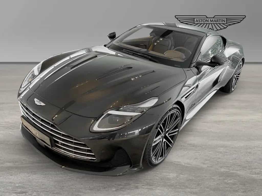 Aston Martin DB12 Minotaur Green Oxford Tan Bowers & Wilkins 08/2024-photo-10