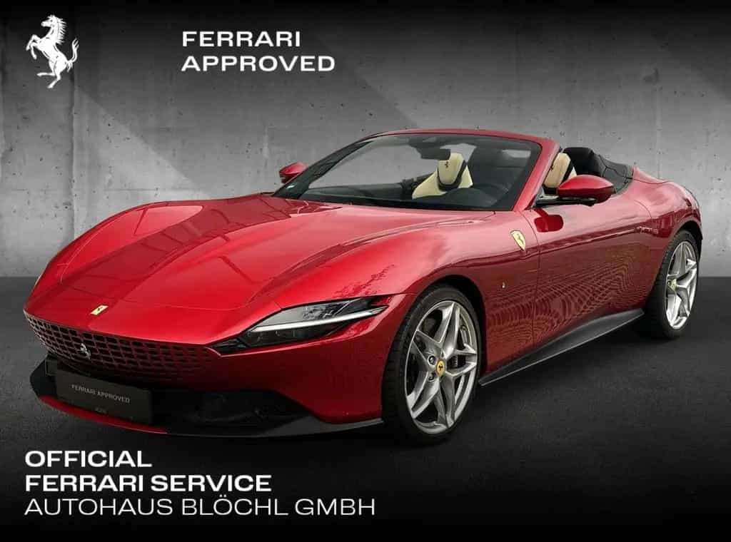 Ferrari Roma Spider*dt. Auto*360° Kam*Belüftet*Neck Warm 03/2024-photo-0