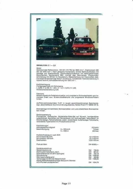 ALPINA Other C1 2.3 09/1984-photo-47