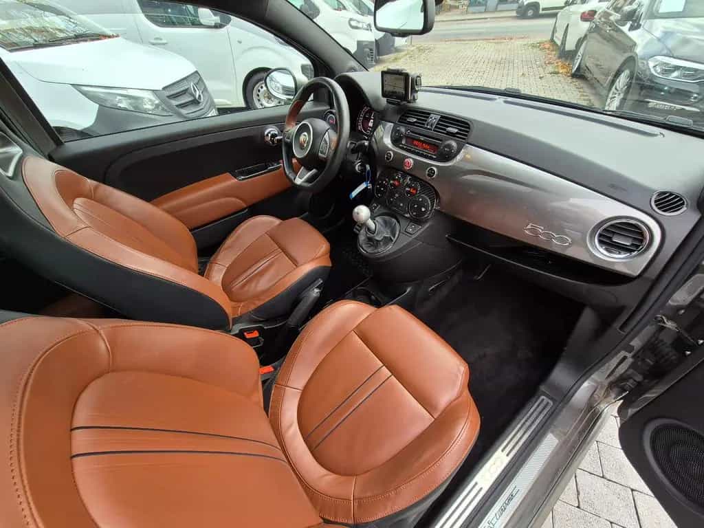 Abarth 595 Turismo Leder Pano Xenon G-Tech AGA PDC 2-H 12/2014-photo-11