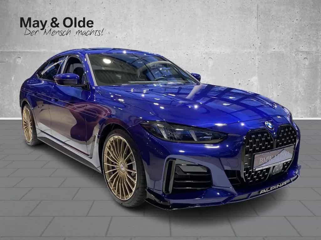 ALPINA B4 GT Gran Coupe AD AHK H/K LED Interlagos Blau null-photo-3