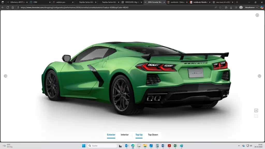 Corvette C8 Coupe 3LT *ROSWELL*MY26*LIFT*MAG*NAP FRONT* 05/2026-photo-2