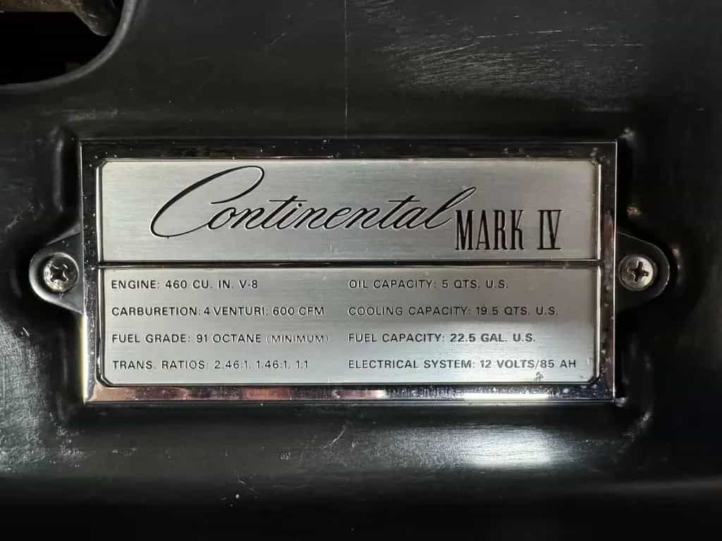 Lincoln Continental MARK IV COUPE 06/1972-photo-31
