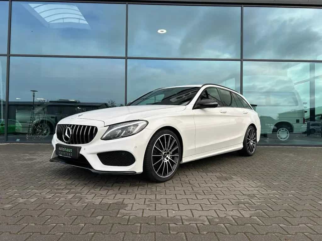 Mercedes-Benz C 200 C200 T AMG-Line Night LED Kamera Burmester 19" 11/2017-photo-26