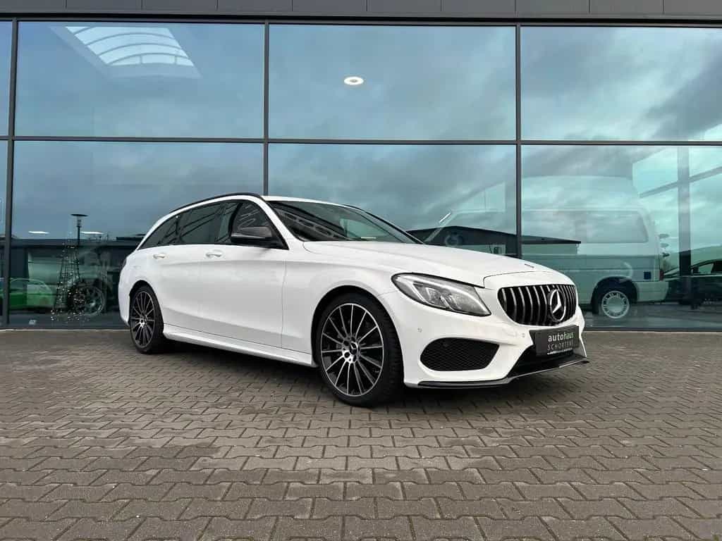 Mercedes-Benz C 200 C200 T AMG-Line Night LED Kamera Burmester 19" 11/2017-photo-28