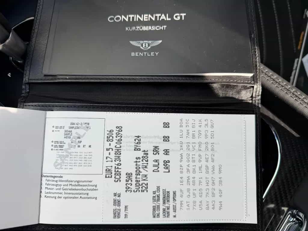 Bentley Continental Supersports *1 of 710 Carbon TitanAbg 08/2017-photo-31