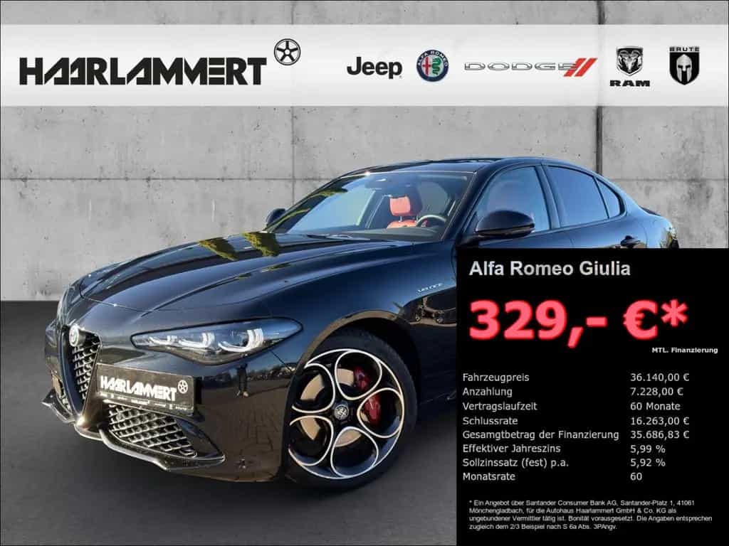 Alfa Romeo Giulia Veloce Q4 PANORAMA+PDC+KAMERA+MEMORY+SHZ 10/2023-photo-0