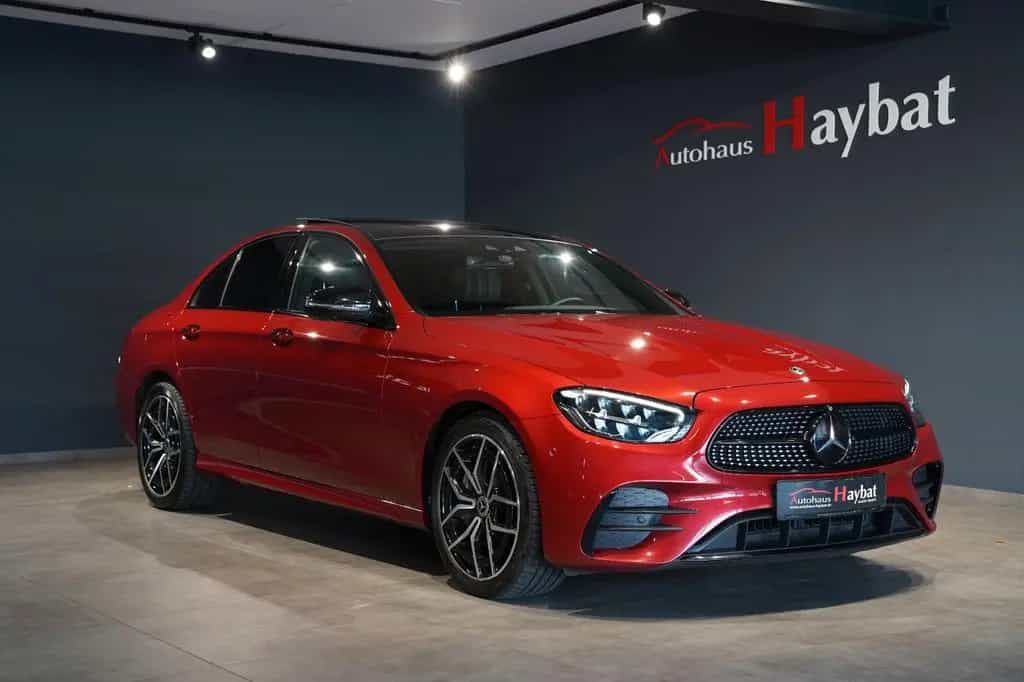 Mercedes-Benz E-Class 400d 4Matic AMG Pano-Burmester-HuD *MB100* 12/2020-photo-0