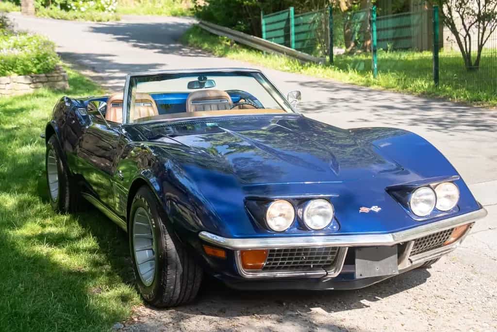 Corvette C3 1971 C3 Cabrio, Chrommodell, top Zustand, V8 5,7 07/1971-photo-31