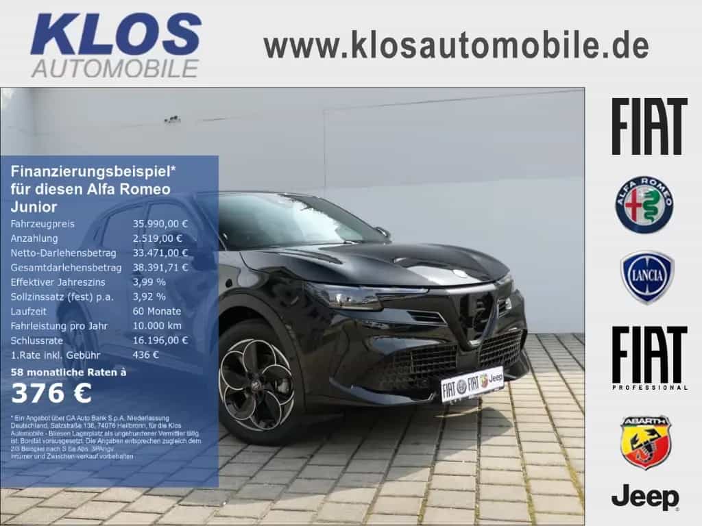 Alfa Romeo Junior IBRIDA Q4 1.2 VGT 145PS DCT6 SPORT SABELT 01/2026-photo-0
