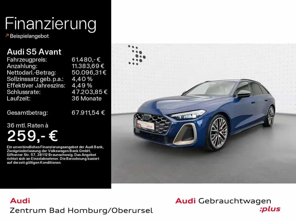 Audi S5 Avant edition one TFSI quattro*Navi*Matrix*HU 11/2024-photo-0