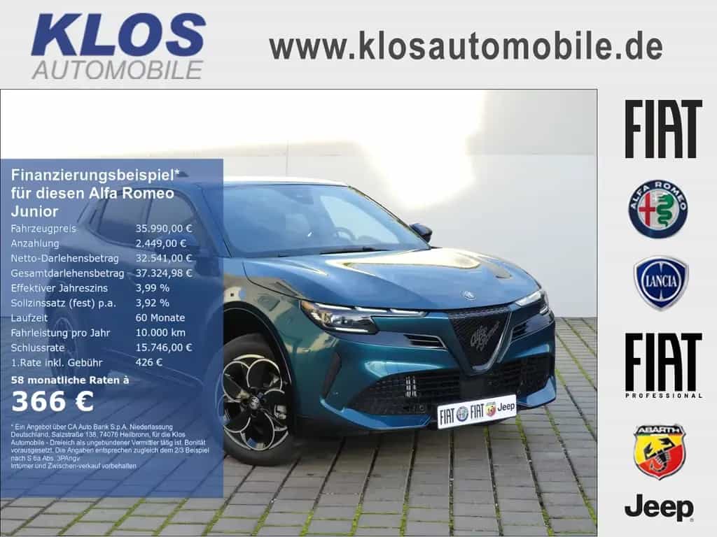 Alfa Romeo Junior IBRIDA Q4 1.2 VGT 145PS DCT6 SCHIEBEDACH 01/2026-photo-0