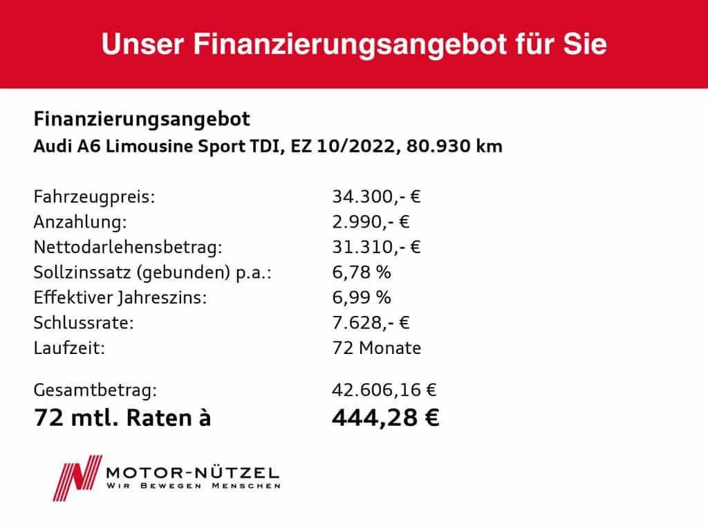 Audi A6 Limousine 50 TDI QU SPORT LED+NAV+B&O+PDC+AHK 10/2022-photo-15