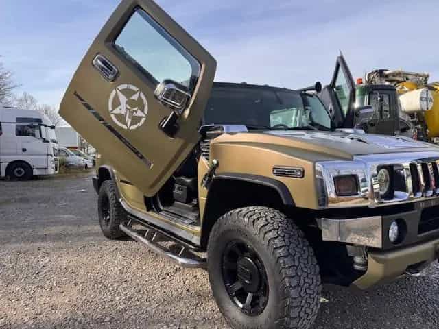 Hummer H2 6.2 V8 Luxury NAVY;GERMAN;TÜV+INSP NEU,FLÜGEL 09/2008-photo-1