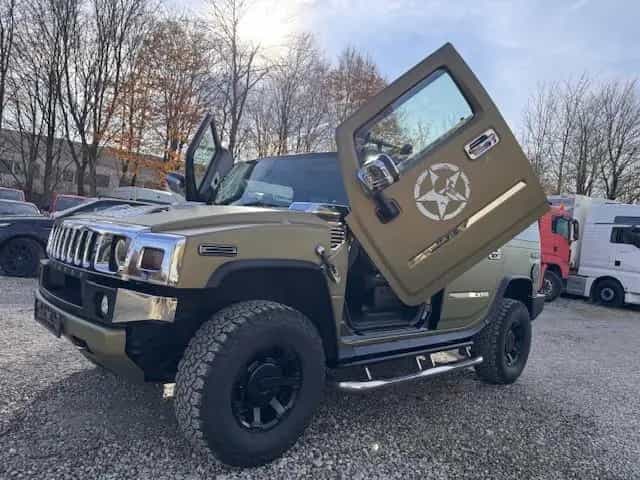 Hummer H2 6.2 V8 Luxury NAVY;GERMAN;TÜV+INSP NEU,FLÜGEL 09/2008-photo-10
