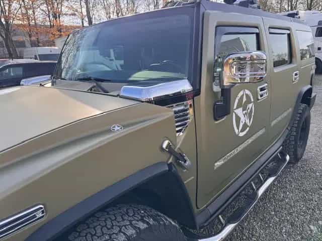 Hummer H2 6.2 V8 Luxury NAVY;GERMAN;TÜV+INSP NEU,FLÜGEL 09/2008-photo-12